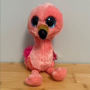 Ty Beanie Boo's Gilda Pink Flamingo NEW New with tag Stuffed Animal